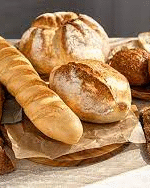 bread category image showing different types of German bread