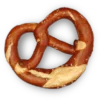 image of a flying Original Bavarian Bretzel at the home page of bretzel.ca