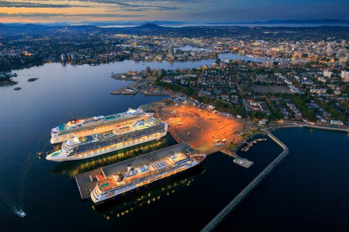 image of ogden point cruise ship terminal in victoria BC