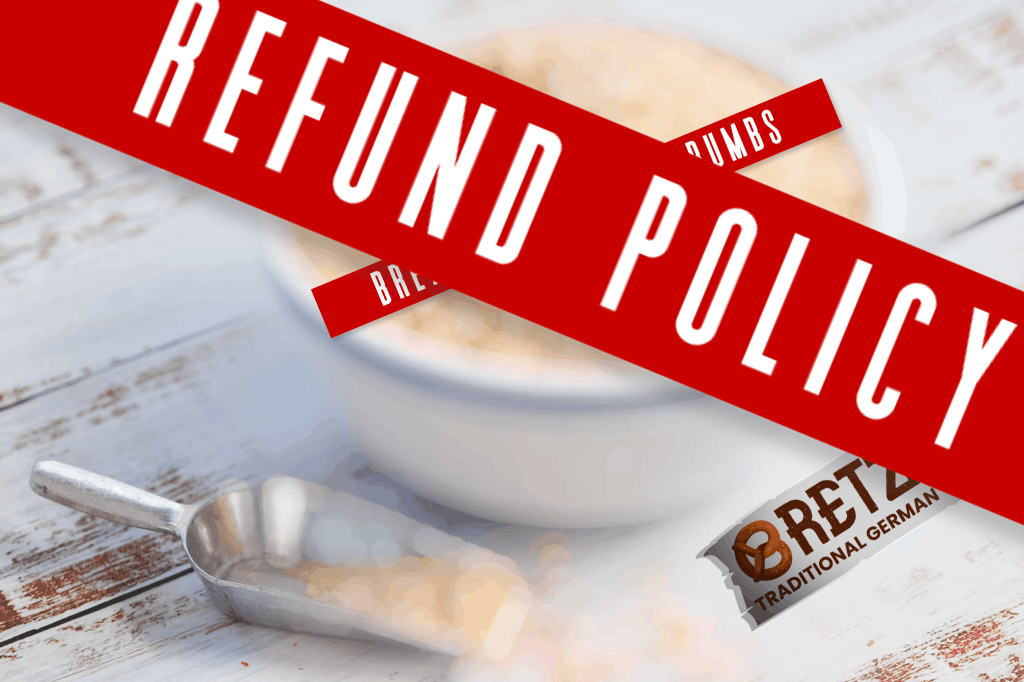 image of the refund policy page at bretzel.ca